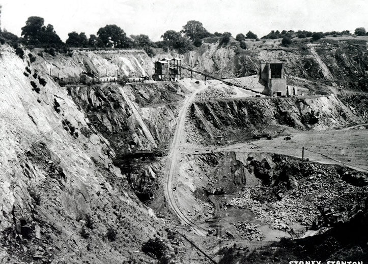 Stone quarrying first began in Stoney Stanton at the beginning of the nineteenth century, however Stoney has been the source of various forms of stone extraction since the Roman period.